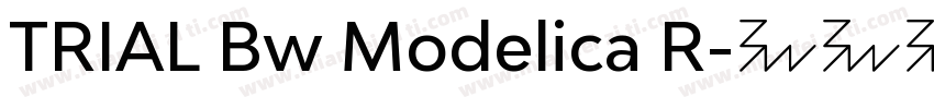 TRIAL Bw Modelica R字体转换